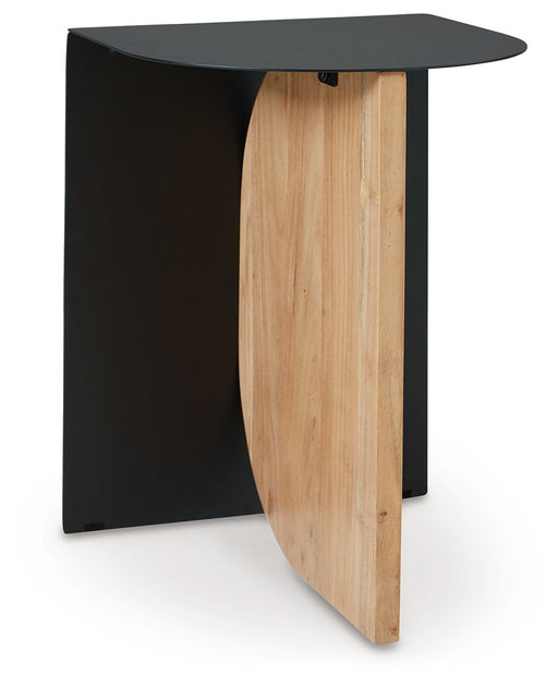 Ladgate - Accent Table - Black / Natural – Accent Tables by Signature Design by Ashley® at Furniture Wholesale Plus , Nashville furniture store