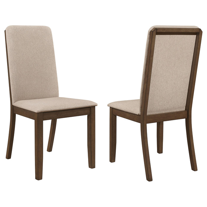 Wethersfield Solid Back Side Chairs Latte (Set of 2) - Premium Dining Chair from Coaster Z2 Standard - Just $124! Shop now at Furniture Wholesale Plus  We are the best furniture store in Nashville, Hendersonville, Goodlettsville, Madison, Antioch, Mount Juliet, Lebanon, Gallatin, Springfield, Murfreesboro, Franklin, Brentwood