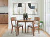 Tameride - 3 Pc. - Dining Table And 2 Chairs - Brown – 3 Piece Dining Room Sets by Signature Design by Ashley® at Furniture Wholesale Plus , Nashville furniture store