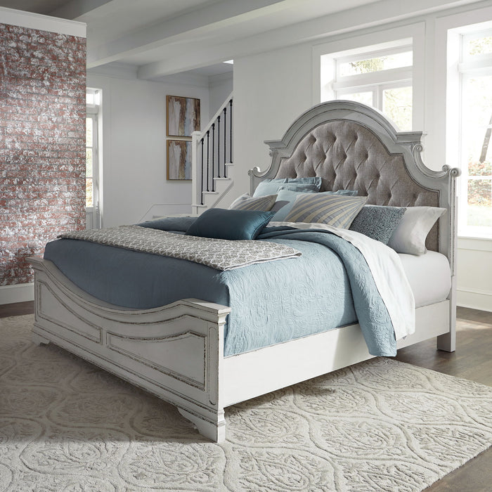 Magnolia Manor - Upholstered Bedroom Set – 3 Piece Bedroom Sets by Liberty Furniture at Furniture Wholesale Plus , Nashville furniture store