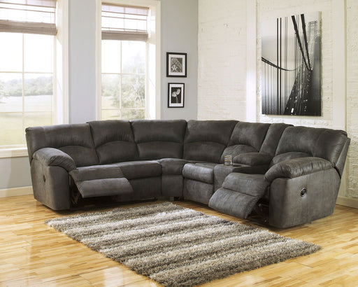 Tambo - Reclining Sectional – Reclining Sectionals by Signature Design by Ashley® at Furniture Wholesale Plus , Nashville furniture store