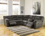Tambo - Reclining Sectional – Reclining Sectionals by Signature Design by Ashley® at Furniture Wholesale Plus , Nashville furniture store