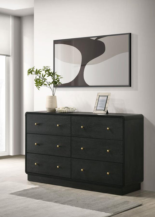 Cavelle - 6-Drawer Dresser – Dressers by Coaster Fine Furniture at Furniture Wholesale Plus , Nashville furniture store