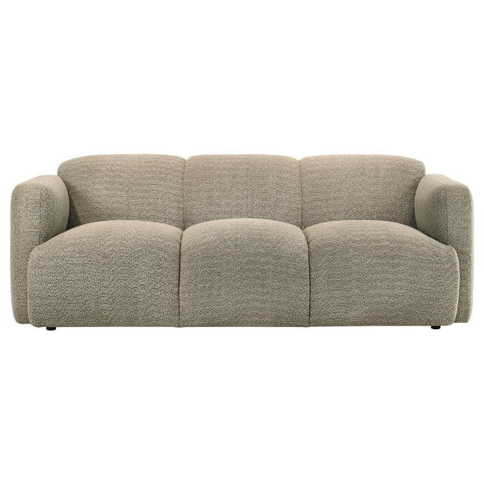 Dorset - Fabric Upholstered Round Track Arm Sofa – Stationary Sofas by Coaster Fine Furniture at Furniture Wholesale Plus , Nashville furniture store