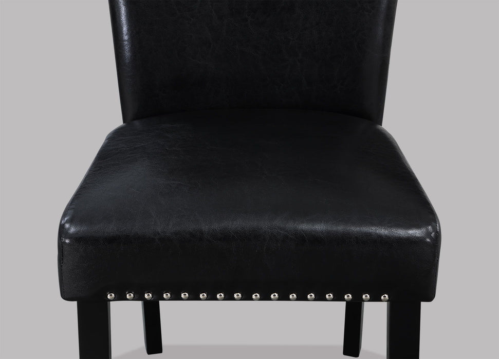 Tanner - Side Chair (Set of 2) - Black – Chair Sets by Crown Mark at Furniture Wholesale Plus , Nashville furniture store