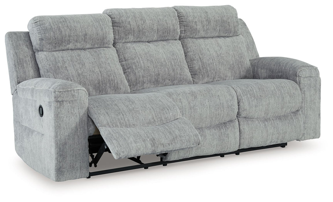Buntington - Reclining Sofa - Pewter – Reclining Sofas by Benchcraft® at Furniture Wholesale Plus , Nashville furniture store