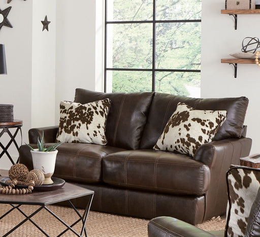 Pavia - Top Grain Italian Leather Loveseat With Cuddler Cushions - Cocoa - Premium Stationary Loveseats from Jackson - Just $1339! Shop now at Furniture Wholesale Plus  We are the best furniture store in Nashville, Hendersonville, Goodlettsville, Madison, Antioch, Mount Juliet, Lebanon, Gallatin, Springfield, Murfreesboro, Franklin, Brentwood