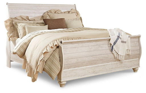 Willowton - Sleigh Bed – Sleigh Beds by Signature Design by Ashley® at Furniture Wholesale Plus , Nashville furniture store