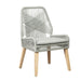 Nakia Woven Back Side Chairs Grey (Set of 2) - Premium Dining Chair from Coaster Z2 Standard - Just $360! Shop now at Furniture Wholesale Plus  We are the best furniture store in Nashville, Hendersonville, Goodlettsville, Madison, Antioch, Mount Juliet, Lebanon, Gallatin, Springfield, Murfreesboro, Franklin, Brentwood