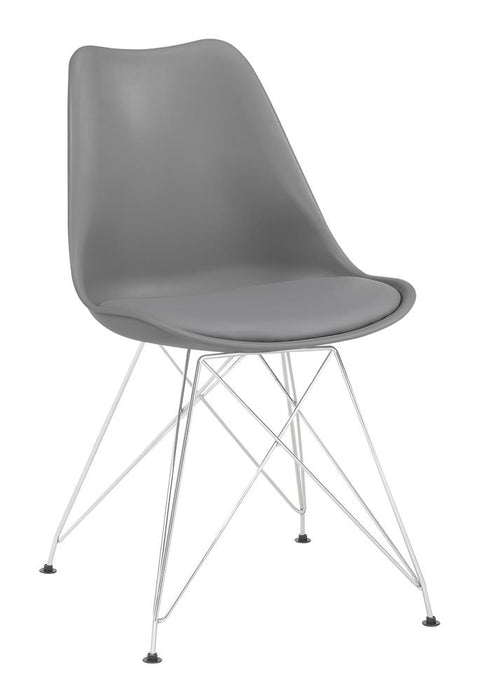 Juniper Upholstered Side Chairs Grey (Set of 2) - Premium Dining Chair from Coaster Z2 Standard - Just $88! Shop now at Furniture Wholesale Plus  We are the best furniture store in Nashville, Hendersonville, Goodlettsville, Madison, Antioch, Mount Juliet, Lebanon, Gallatin, Springfield, Murfreesboro, Franklin, Brentwood