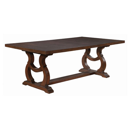 Brockway Trestle Dining Table Antique Java - Premium Dining Table from Coaster Z2 Standard - Just $822! Shop now at Furniture Wholesale Plus  We are the best furniture store in Nashville, Hendersonville, Goodlettsville, Madison, Antioch, Mount Juliet, Lebanon, Gallatin, Springfield, Murfreesboro, Franklin, Brentwood