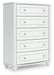 Kozlani - Five Drawer Chest - White – Accent Chests by Signature Design by Ashley® at Furniture Wholesale Plus , Nashville furniture store