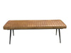 Misty Cushion Side Bench Camel and Black - Premium Bench from Coaster Z2 Standard - Just $360! Shop now at Furniture Wholesale Plus  We are the best furniture store in Nashville, Hendersonville, Goodlettsville, Madison, Antioch, Mount Juliet, Lebanon, Gallatin, Springfield, Murfreesboro, Franklin, Brentwood