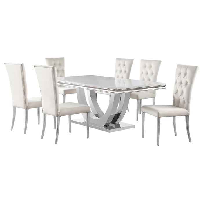 Kerwin Dining Room Set - Premium Dining Room Set from Coaster Z2 Standard - Just $2118! Shop now at Furniture Wholesale Plus  We are the best furniture store in Nashville, Hendersonville, Goodlettsville, Madison, Antioch, Mount Juliet, Lebanon, Gallatin, Springfield, Murfreesboro, Franklin, Brentwood