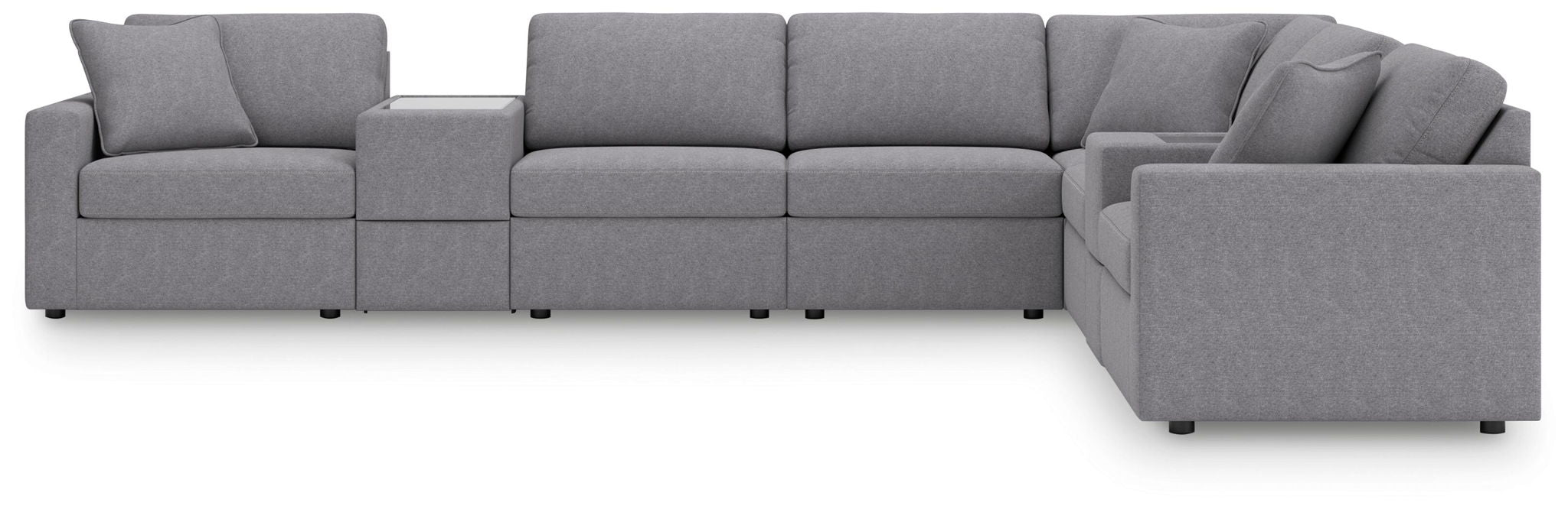 Modmax - Sectional - Granite – Stationary Sectionals by Signature Design by Ashley® at Furniture Wholesale Plus , Nashville furniture store