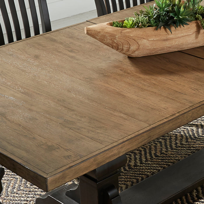 Harvest Home - Trestle Table Set – 5 Piece Dining Room Sets by Liberty Furniture at Furniture Wholesale Plus , Nashville furniture store