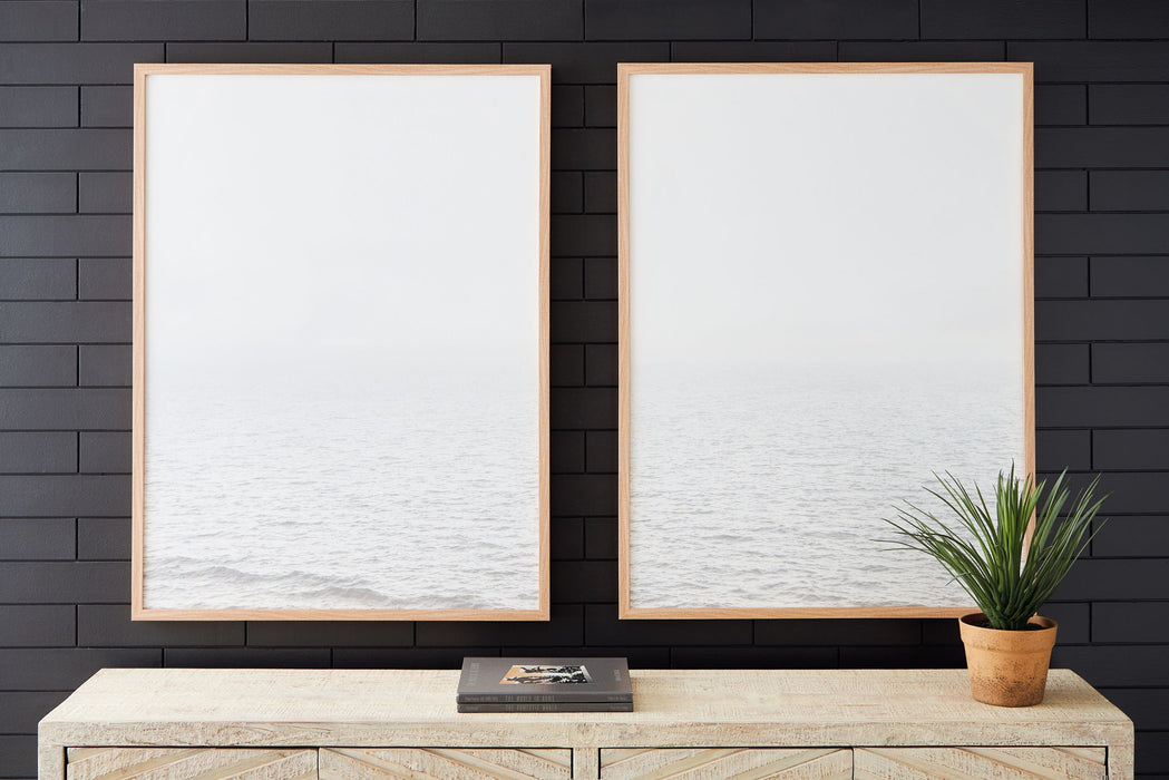 Cashall - Wall Art Set (Set of 2) - Gray