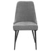Alan - Fabric Upholstered Dining Side Chair (Set of 2) - Gray - Premium Chair Sets from CoasterEssence - Just $319! Shop now at Furniture Wholesale Plus  We are the best furniture store in Nashville, Hendersonville, Goodlettsville, Madison, Antioch, Mount Juliet, Lebanon, Gallatin, Springfield, Murfreesboro, Franklin, Brentwood