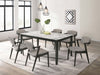 Stevie 5-piece Rectangular Dining Set White and Black - Premium Dining Room Set from Coaster Z2 Standard - Just $814! Shop now at Furniture Wholesale Plus  We are the best furniture store in Nashville, Hendersonville, Goodlettsville, Madison, Antioch, Mount Juliet, Lebanon, Gallatin, Springfield, Murfreesboro, Franklin, Brentwood