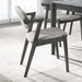 Stevie Upholstered Demi Arm Dining Side Chairs Brown Grey and Black (Set of 2) - Premium Dining Chair from Coaster Z2 Standard - Just $112! Shop now at Furniture Wholesale Plus  We are the best furniture store in Nashville, Hendersonville, Goodlettsville, Madison, Antioch, Mount Juliet, Lebanon, Gallatin, Springfield, Murfreesboro, Franklin, Brentwood