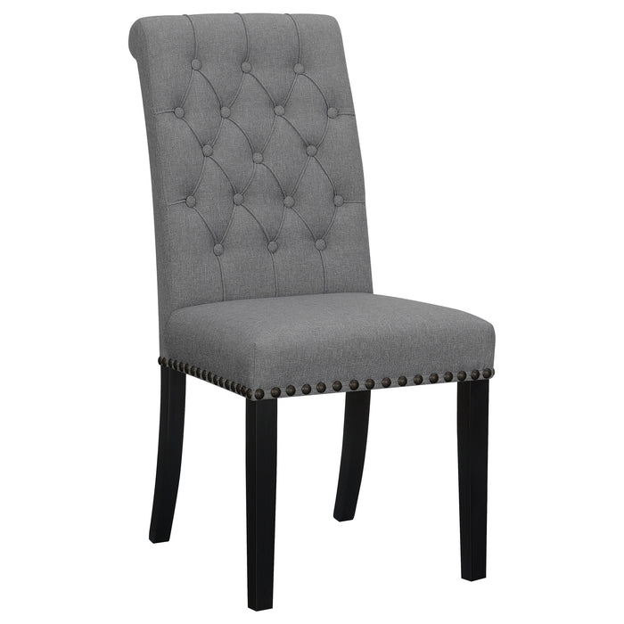 Alana Upholstered Tufted Side Chairs with Nailhead Trim (Set of 2) - Premium Dining Chair from Coaster Z2 Standard - Just $134! Shop now at Furniture Wholesale Plus  We are the best furniture store in Nashville, Hendersonville, Goodlettsville, Madison, Antioch, Mount Juliet, Lebanon, Gallatin, Springfield, Murfreesboro, Franklin, Brentwood