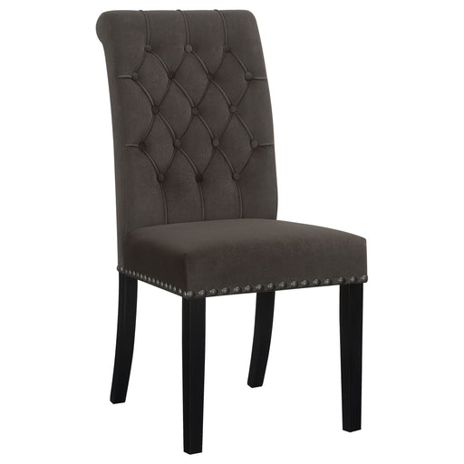 Alana Upholstered Tufted Side Chairs with Nailhead Trim (Set of 2) - Premium Dining Chair from Coaster Z2 Standard - Just $134! Shop now at Furniture Wholesale Plus  We are the best furniture store in Nashville, Hendersonville, Goodlettsville, Madison, Antioch, Mount Juliet, Lebanon, Gallatin, Springfield, Murfreesboro, Franklin, Brentwood