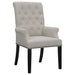 Alana Upholstered Tufted Arm Chair with Nailhead Trim - Premium Dining Chair from Coaster Z2 Standard - Just $206! Shop now at Furniture Wholesale Plus  We are the best furniture store in Nashville, Hendersonville, Goodlettsville, Madison, Antioch, Mount Juliet, Lebanon, Gallatin, Springfield, Murfreesboro, Franklin, Brentwood