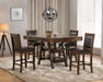 Dewey 5-piece Rectangular Dining Set Brown and Walnut - Premium Dining Room Set from Coaster Z2 Standard - Just $998! Shop now at Furniture Wholesale Plus  We are the best furniture store in Nashville, Hendersonville, Goodlettsville, Madison, Antioch, Mount Juliet, Lebanon, Gallatin, Springfield, Murfreesboro, Franklin, Brentwood