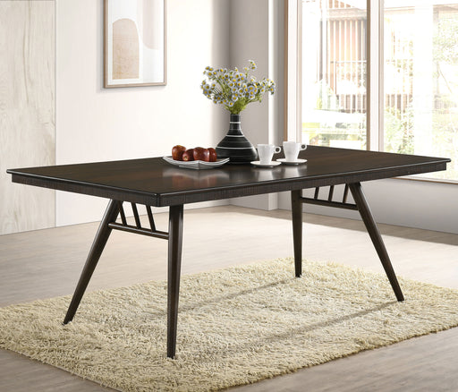 Wes Rectangular Dining Table Dark Walnut - Premium Dining Table from Coaster Z2 Standard - Just $578! Shop now at Furniture Wholesale Plus  We are the best furniture store in Nashville, Hendersonville, Goodlettsville, Madison, Antioch, Mount Juliet, Lebanon, Gallatin, Springfield, Murfreesboro, Franklin, Brentwood