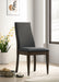 Wes Upholstered Side Chair (Set of 2) Grey and Dark Walnut - Premium Dining Chair from Coaster Z2 Standard - Just $130! Shop now at Furniture Wholesale Plus  We are the best furniture store in Nashville, Hendersonville, Goodlettsville, Madison, Antioch, Mount Juliet, Lebanon, Gallatin, Springfield, Murfreesboro, Franklin, Brentwood