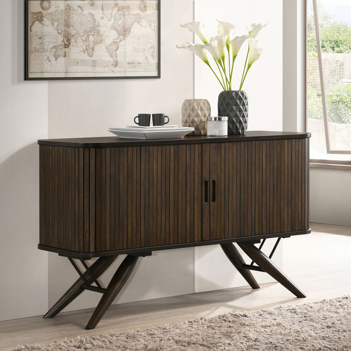 Wes 2-door Rectangular Server Dark Walnut - Premium Server from Coaster Z2 Standard - Just $730! Shop now at Furniture Wholesale Plus  We are the best furniture store in Nashville, Hendersonville, Goodlettsville, Madison, Antioch, Mount Juliet, Lebanon, Gallatin, Springfield, Murfreesboro, Franklin, Brentwood