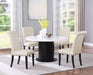 Sherry 5-piece Round Dining Set - Premium Dining Room Set from Coaster Z2 Standard - Just $1358! Shop now at Furniture Wholesale Plus  We are the best furniture store in Nashville, Hendersonville, Goodlettsville, Madison, Antioch, Mount Juliet, Lebanon, Gallatin, Springfield, Murfreesboro, Franklin, Brentwood