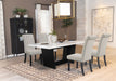 Sherry Rectangular Marble Top Dining Set - Premium Dining Room Set from Coaster Z2 Standard - Just $1334! Shop now at Furniture Wholesale Plus  We are the best furniture store in Nashville, Hendersonville, Goodlettsville, Madison, Antioch, Mount Juliet, Lebanon, Gallatin, Springfield, Murfreesboro, Franklin, Brentwood