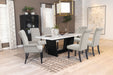 Sherry Rectangular Marble Top Dining Set - Premium Dining Room Set from Coaster Z2 Standard - Just $1334! Shop now at Furniture Wholesale Plus  We are the best furniture store in Nashville, Hendersonville, Goodlettsville, Madison, Antioch, Mount Juliet, Lebanon, Gallatin, Springfield, Murfreesboro, Franklin, Brentwood