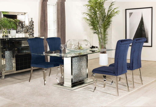 Marilyn 5-piece Rectangular Dining Set - Premium Dining Room Set from Coaster Z2 Standard - Just $2158! Shop now at Furniture Wholesale Plus  We are the best furniture store in Nashville, Hendersonville, Goodlettsville, Madison, Antioch, Mount Juliet, Lebanon, Gallatin, Springfield, Murfreesboro, Franklin, Brentwood