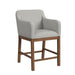Glinda - Upholstered Fabric Counter Chair (Set of 2) - Brown / Light Gray – Chair Sets by Elements International at Furniture Wholesale Plus , Nashville furniture store
