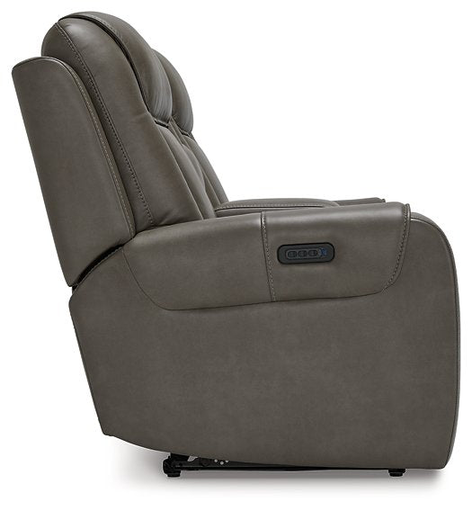 Card Player Power Reclining Loveseat - Premium Loveseat from Ashley Furniture - Just $1914.64! Shop now at Furniture Wholesale Plus  We are the best furniture store in Nashville, Hendersonville, Goodlettsville, Madison, Antioch, Mount Juliet, Lebanon, Gallatin, Springfield, Murfreesboro, Franklin, Brentwood