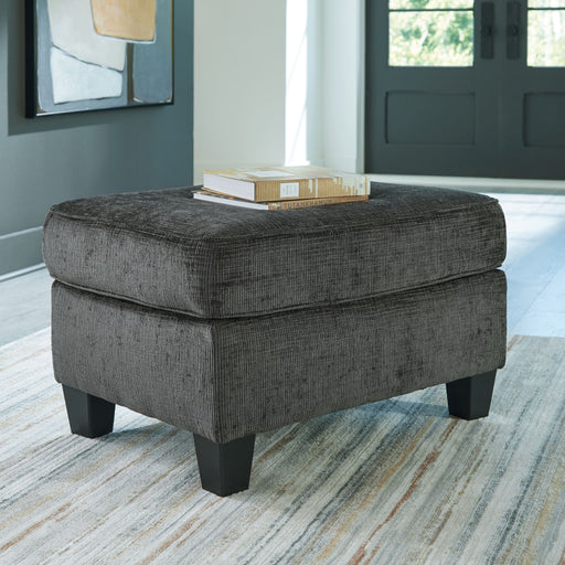 Erinslane - Ottoman - Dusk – Upholstered Ottomans by Benchcraft® at Furniture Wholesale Plus , Nashville furniture store