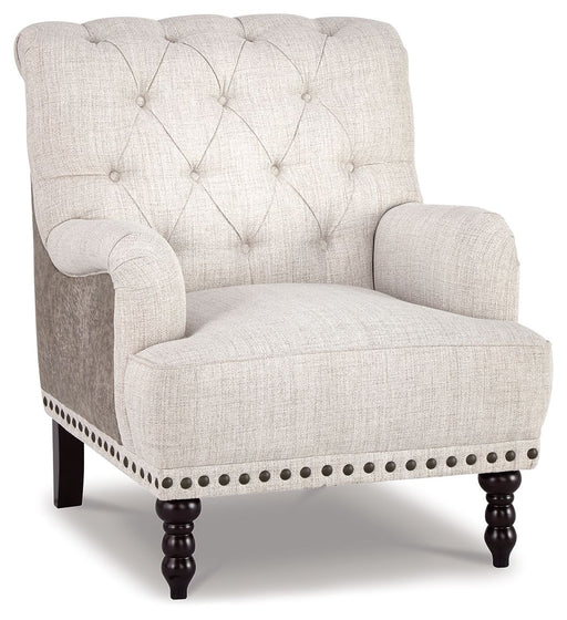 Tartonelle - Ivory / Taupe - Accent Chair - Premium Accent Chairs from Signature Design by Ashley® - Just $478! Shop now at Furniture Wholesale Plus  We are the best furniture store in Nashville, Hendersonville, Goodlettsville, Madison, Antioch, Mount Juliet, Lebanon, Gallatin, Springfield, Murfreesboro, Franklin, Brentwood
