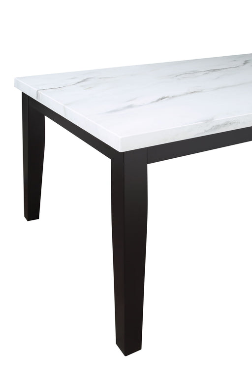 Sterling - Faux Marble Top Dining Table - White – Dining Tables by Steve Silver Furniture at Furniture Wholesale Plus , Nashville furniture store
