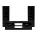 Rosalie - 3 Piece Entertainment Unit With 82" TV Console – Entertainment Centers by Elements International at Furniture Wholesale Plus , Nashville furniture store