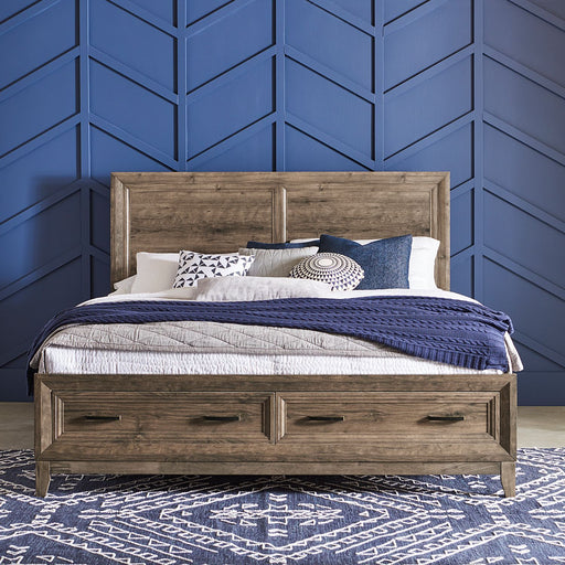 Ridgecrest - Storage Bed, Dresser & Mirror Set – 3 Piece Bedroom Sets by Liberty Furniture at Furniture Wholesale Plus , Nashville furniture store