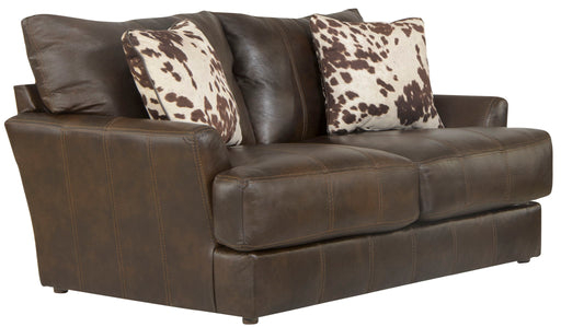 Pavia - Top Grain Italian Leather Loveseat With Cuddler Cushions - Cocoa - Premium Stationary Loveseats from Jackson - Just $1339! Shop now at Furniture Wholesale Plus  We are the best furniture store in Nashville, Hendersonville, Goodlettsville, Madison, Antioch, Mount Juliet, Lebanon, Gallatin, Springfield, Murfreesboro, Franklin, Brentwood