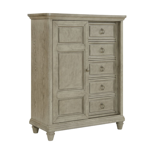 Whit-Ash - 5-Drawer Door Chest - Light Gray – Door Chests by Elements International at Furniture Wholesale Plus , Nashville furniture store