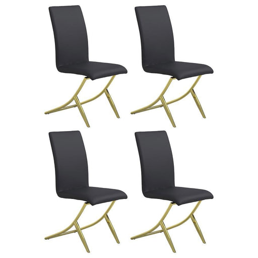 Chanel - Upholstered Side Chairs (Set of 4) - Premium Chair Sets from CoasterEssence - Just $699! Shop now at Furniture Wholesale Plus  We are the best furniture store in Nashville, Hendersonville, Goodlettsville, Madison, Antioch, Mount Juliet, Lebanon, Gallatin, Springfield, Murfreesboro, Franklin, Brentwood