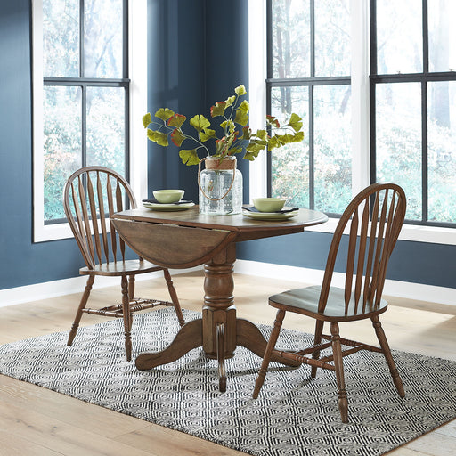 Carolina Crossing - Drop Leaf Set – 3 Piece Dining Room Sets by Liberty Furniture at Furniture Wholesale Plus , Nashville furniture store