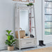 Modern Farmhouse - 2 Piece Hall Tree Set – Hall Trees by Liberty Furniture at Furniture Wholesale Plus , Nashville furniture store
