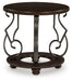 Frallyn - Round End Table - Dark Brown – End Tables by Signature Design by Ashley® at Furniture Wholesale Plus , Nashville furniture store
