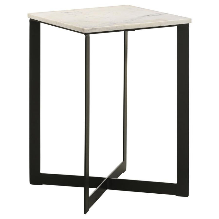 Tobin - Square Marble Top Table – End Tables by Coaster Fine Furniture at Furniture Wholesale Plus , Nashville furniture store