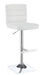 Bianca Upholstered Adjustable Bar Stools White and Chrome (Set of 2) - Premium Barstool from Coaster Z2 Standard - Just $122! Shop now at Furniture Wholesale Plus  We are the best furniture store in Nashville, Hendersonville, Goodlettsville, Madison, Antioch, Mount Juliet, Lebanon, Gallatin, Springfield, Murfreesboro, Franklin, Brentwood